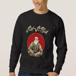Funny Jiu Jitsu Santa Brazilian Mma Bjj Pyjamas Ch Sweatshirt