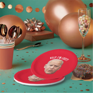 FUNNY JOE BIDEN BIRTHDAY PARTY PAPER PLATES