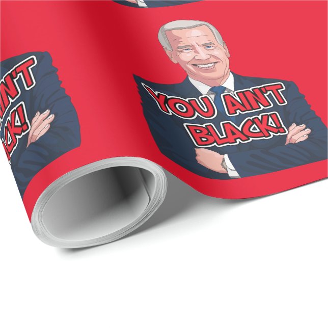 FUNNY JOE BIDEN Christmas wrapping paper (Roll Corner)