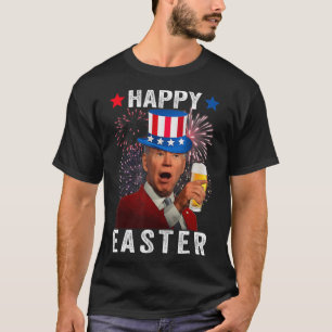 Funny Joe Biden Confused Happy Easter For 4th Of J T-Shirt