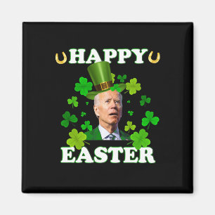 Funny Joe Biden Easter Confused St Patricks Day Magnet