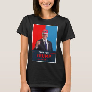 Funny Joe Biden For Trump 2024 Election Wear A Tru T-Shirt