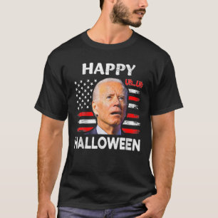Funny Joe Biden Happy 4Th Of Halloween Confused 4T T-Shirt