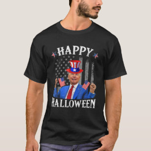 Funny Joe Biden Happy Halloween Confused 4Th Of Ju T-Shirt
