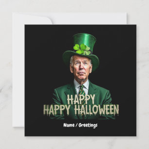 Funny Joe Biden St. Patrick’s Day Confused Invitation
