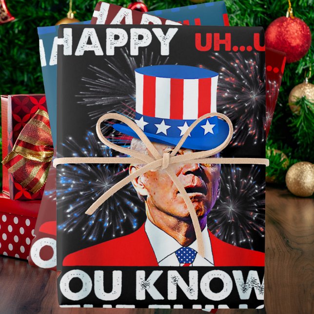Funny Joe Biden Wrapping Paper Sheet (Creator Uploaded)