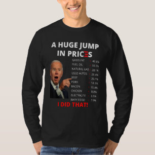Funny Joe Gas Prices Inflation T-Shirt