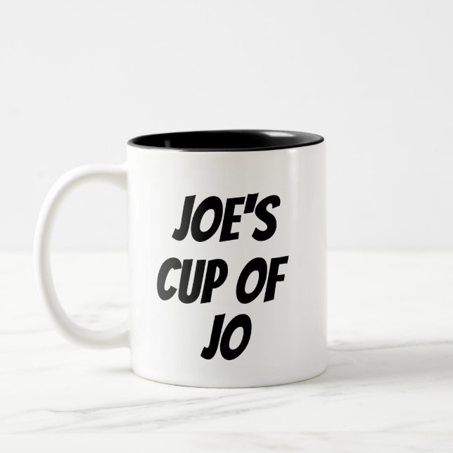 Funny Joe's Cup of Jo Coffee Quote (Left)