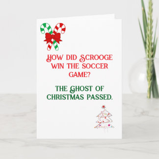 Funny Joke designed Christmas Card