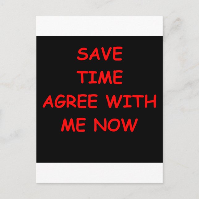 funny joke for you postcard (Front)