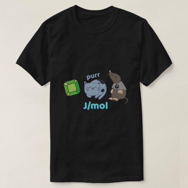 Funny Joule Per Mole Science Pun Design T-Shirt (Design Front)