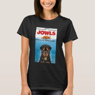 Funny Jowls Thanksgiving Rottweiler and Turkey T-Shirt