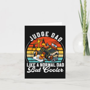 Funny Judge Gift Judge Dad Judge Top Judge Gift  Card
