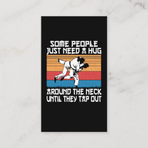 Funny Judo Jiu Jitsu Martial Arts Humour Business Card