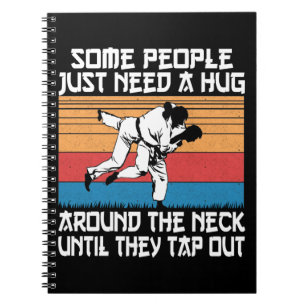 Funny Judo Jiu Jitsu Martial Arts Humour Notebook