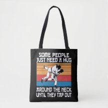 Funny Judo Jiu Jitsu Martial Arts Humour Tote Bag