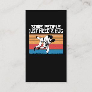 Funny Judo Joke Jiu Jitsu Martial Arts Humour Business Card