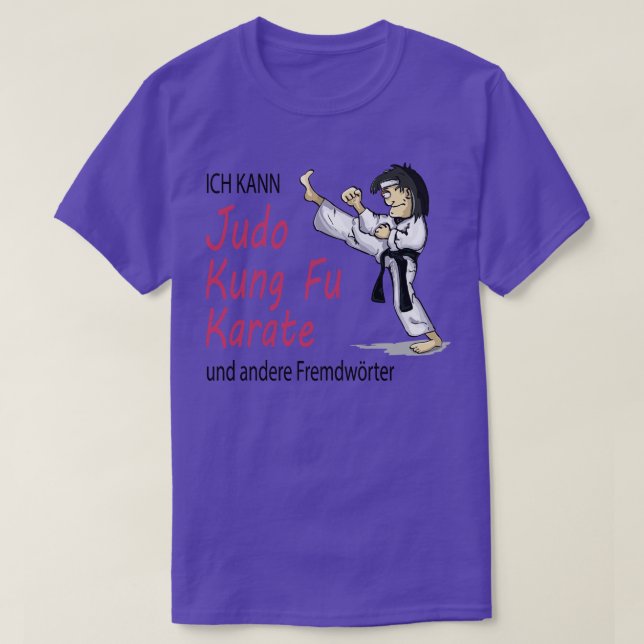 Funny Judo Kung Fu d Martial Arts Gift 4 T-Shirt (Design Front)