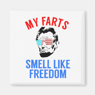 Funny July 4th Party - Funny Abe Lincoln Tee  Magnet