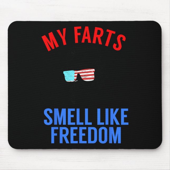 Funny July 4th Party - Funny Abe Lincoln Tee  Mouse Pad (Front)