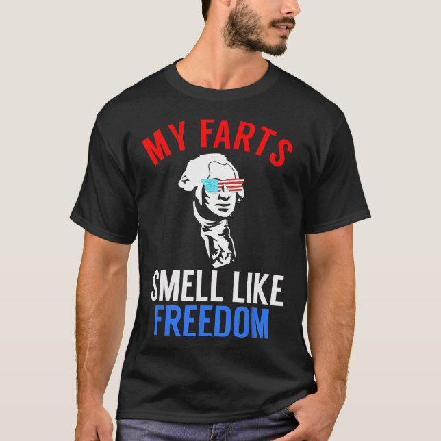 Funny July 4th Party - Funny George Washington Tee (Front)