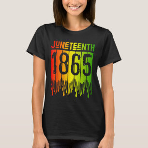 Funny Juneteenth 1865 African Men Women Boys Girls T-Shirt