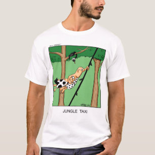 funny jungle taxi t-shirt