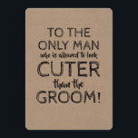 Funny Junior Groomsman Proposal Card<br><div class="desc">Chalkboard funny junior groomsman proposal cards.</div>