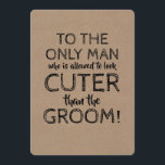 Funny Junior Groomsman Proposal Card<br><div class="desc">Chalkboard funny junior groomsman proposal cards.</div>