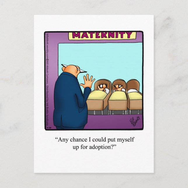 Funny Just For Laughs Postcard (Front)