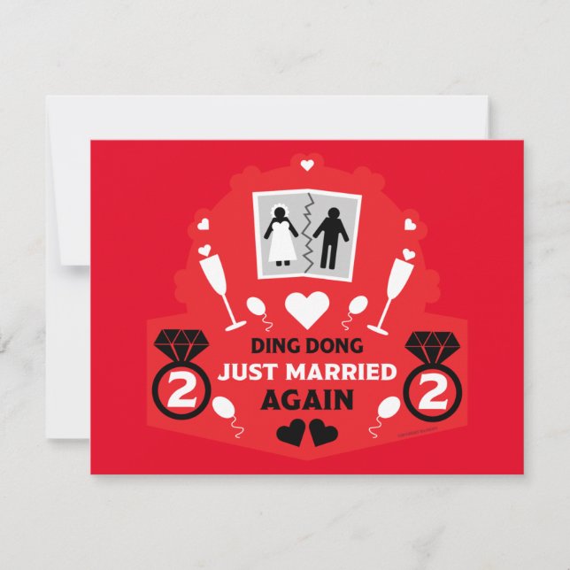 Funny just married again    (Front)