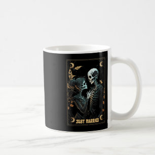 Funny Just Married Husband Wife Skeleton Bachelore Coffee Mug