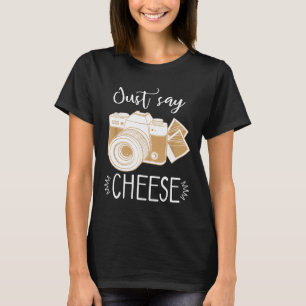 Funny Just Say Cheese Camera Photography Camera Lo T-Shirt