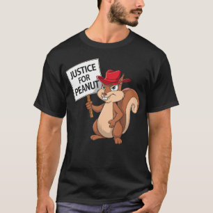 Funny Justice For Peanut P-Nut Squirrel Tee Pnut J