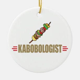 Funny Kabob Ceramic Tree Decoration