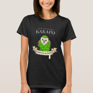 Funny Kakapo Parrot of New Zealand Bird Lovers Des T-Shirt