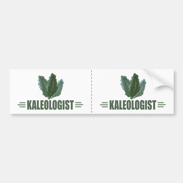 Funny Kale Bumper Sticker (Front)