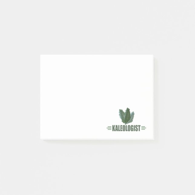 Funny Kale Post-it Notes (Front)