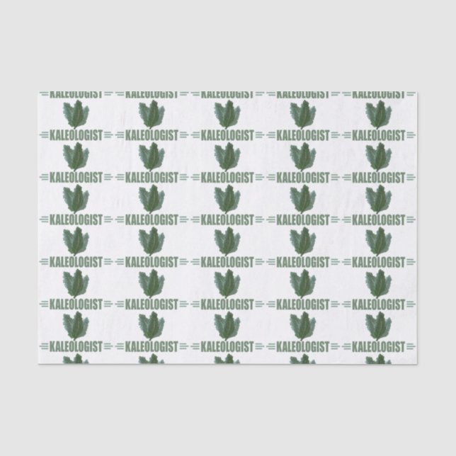 Funny Kale Tissue Paper (Front)
