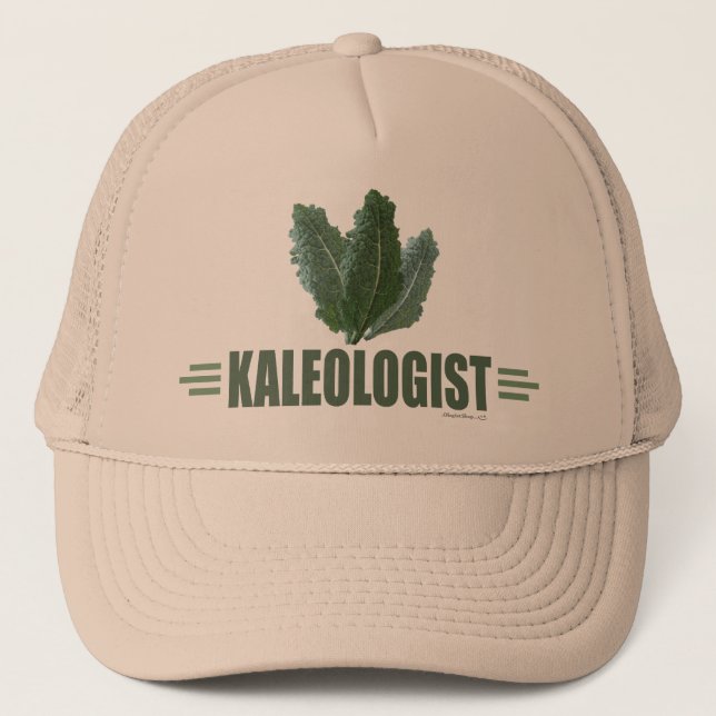 Funny Kale Trucker Hat (Front)
