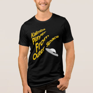 Funny Kalimba and UFO  Tri-Blend Shirt