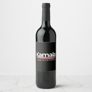 Funny kamala 2024, Literally the Only Sane Choice, Wine Label