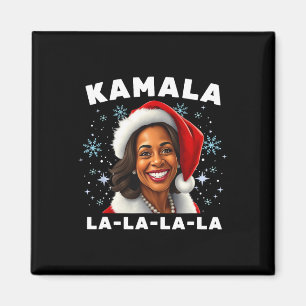 Funny Kamala Harris 2024 Christmas Comma La Men Wo Magnet
