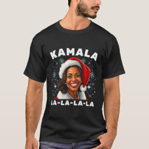 Funny Kamala Harris 2024 Christmas Comma La Men Wo T-Shirt