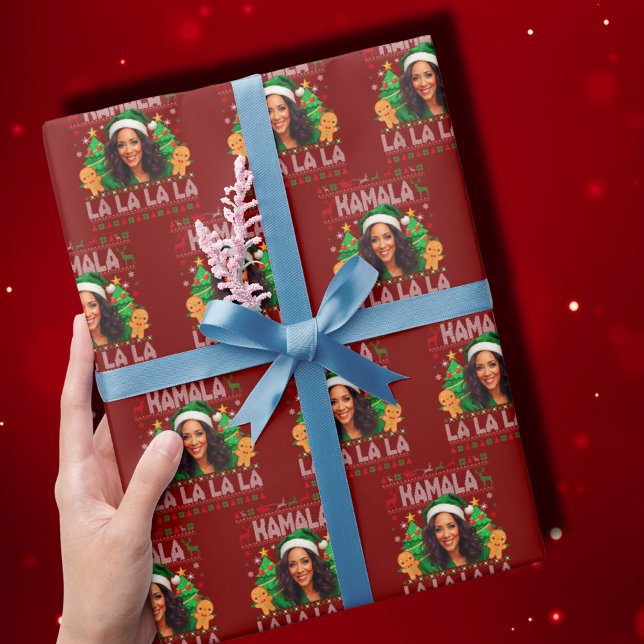 Funny Kamala Harris 2024 Christmas Wrapping Paper (Creator Uploaded)