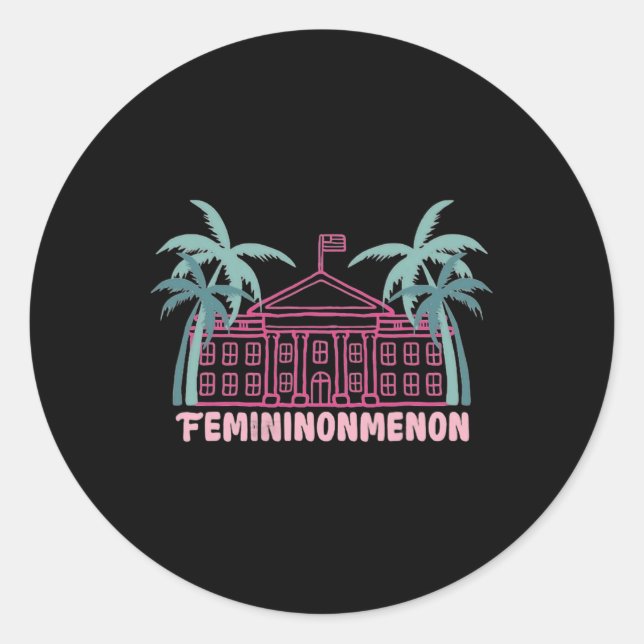 Funny Kamala Harris  Classic Round Sticker (Front)