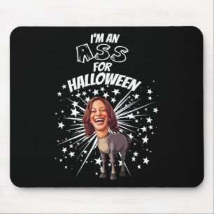 Funny Kamala Harris Donkey Halloween President Cos Mouse Pad