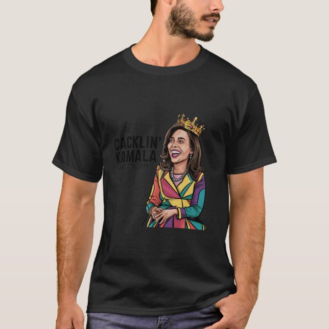 Funny Kamala Harris Laughing Word Salad Queen T Sh T-Shirt (Front)