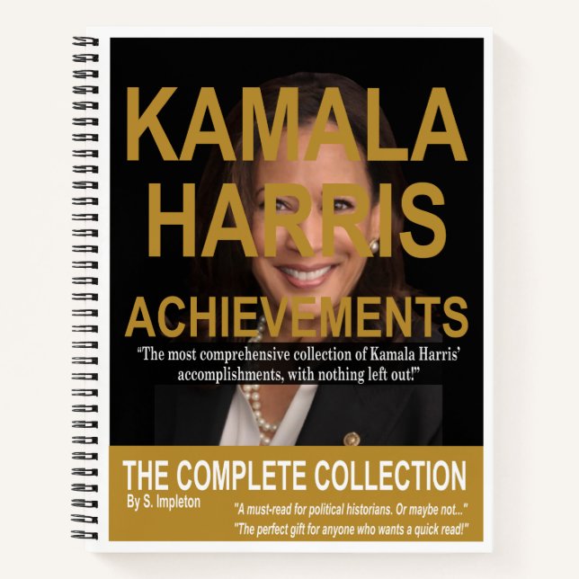 Funny Kamala Harris Political Humour, Gag Gifts  Notebook (Front)