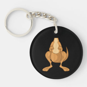 Funny Kangaroo Costume Funny Halloween Easy DIY Key Ring
